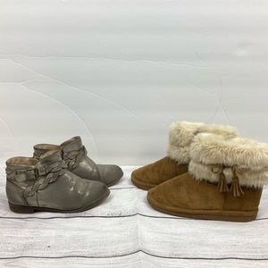 2 pairs of Little Girls boots! Size 11/11.5.